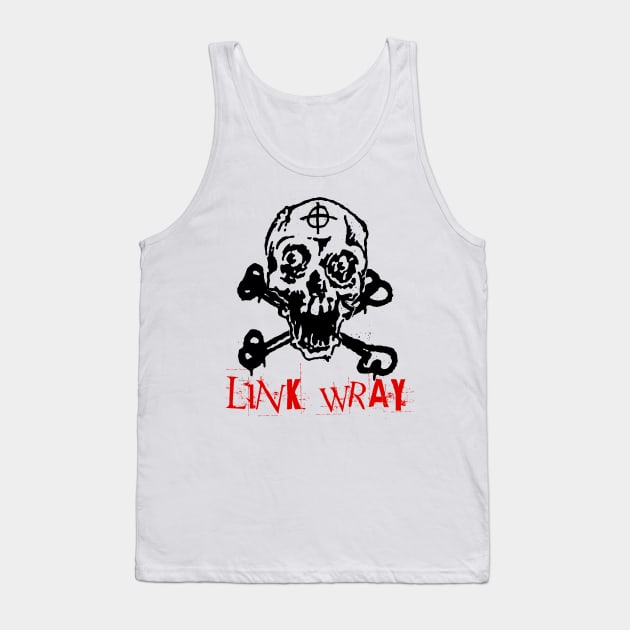 link wray skullnation Tank Top by tripanca mineral